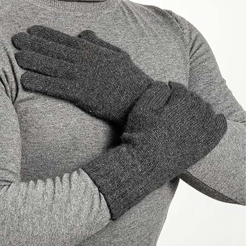 Gery Men's Knit Gloves factory Gery Men's Knit Gloves factory