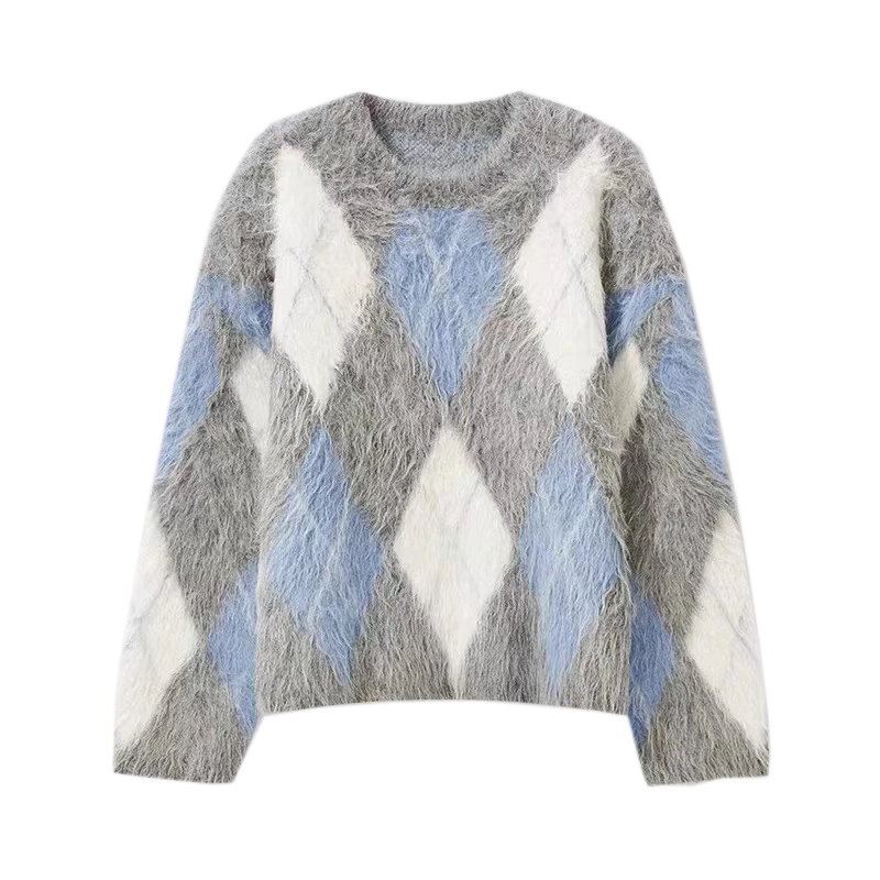 Dam Designer Mohair Blend Yarn Tie Dye Sweater