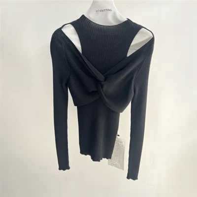 Designer svart kappa för kvinnor