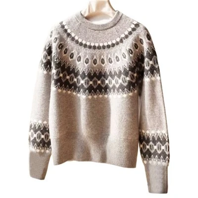 Designer Fair Isle tröja